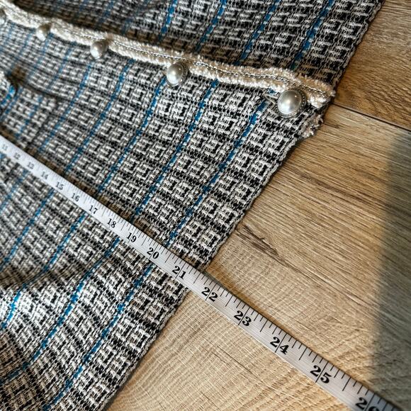 Talbots Mademoiselle Plaid Coatigan Cardigan Lady Jacket XL Petite - Picture 9 of 9